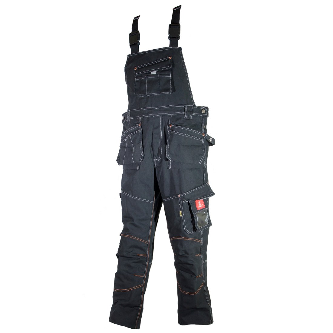 Urgent URG-E - Pantaloni de protectie cu pieptar, 260 g/mp
