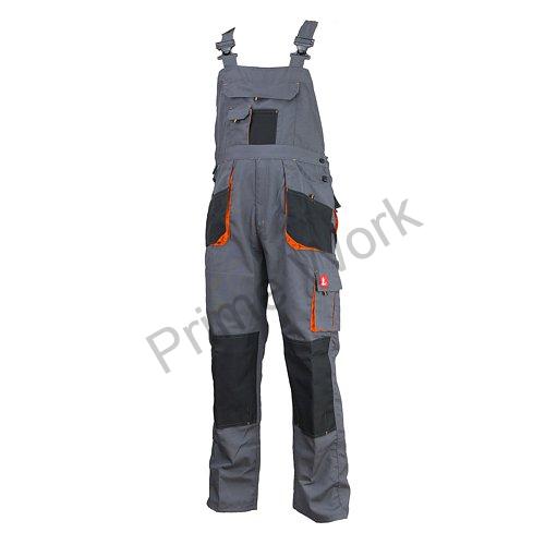 URG-P-ORG Pantaloni de protectie cu pieptar, 260 g/mp