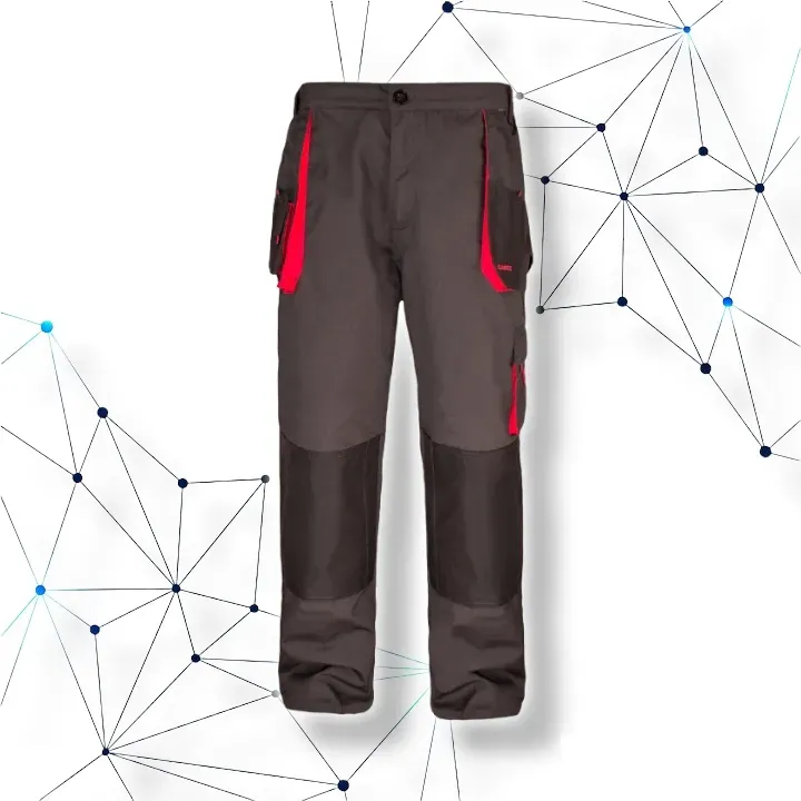 Classic Red SPD - Pantaloni de protectie din tercot (D123)