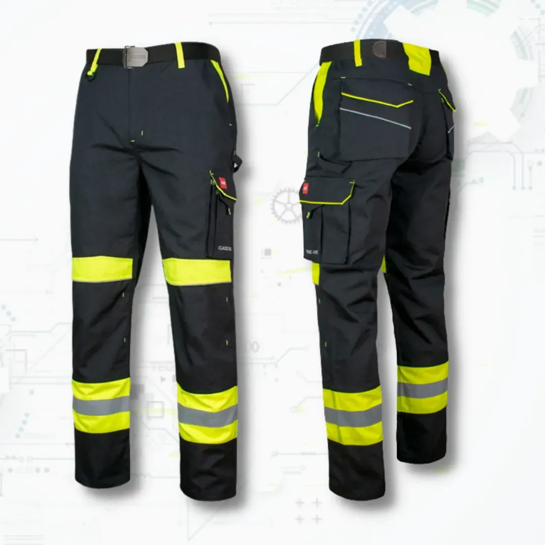 Classic-VIS SPD - Pantaloni de protectie galben NEON (D113)